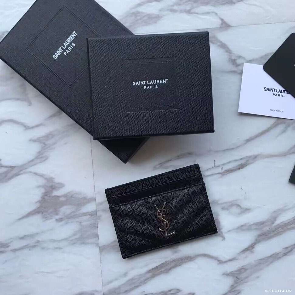 Tony Luxuries CASSANDRE CASE CARD YSL MATELASSÉ 0725